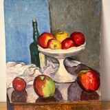 Still life, oil on panel signed B Bucket 88