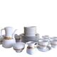 Tapio Wirkkala for Rosenthal Studio-Line “Modulation” porcelain coffee and dessert service, Germany 1970s, 39 pieces