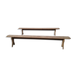 Set of 2 benches