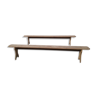 Set of 2 benches