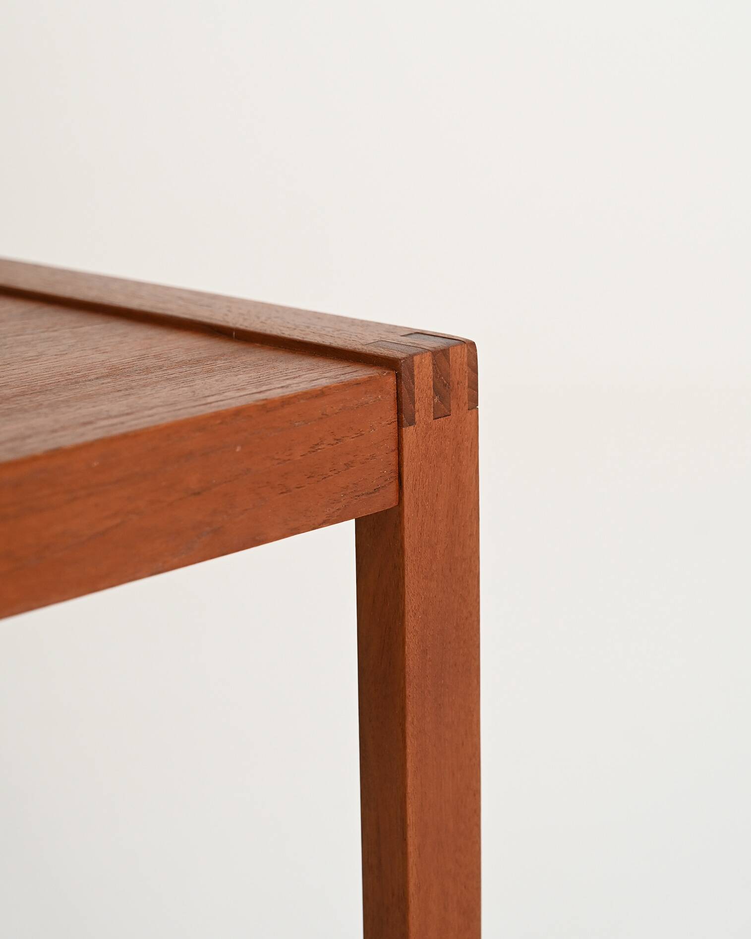 Banc en teck scandinave, années 1960
