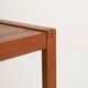 Banc en teck scandinave, années 1960