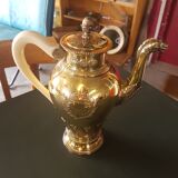 Tea and coffee set in vermeil and ivory