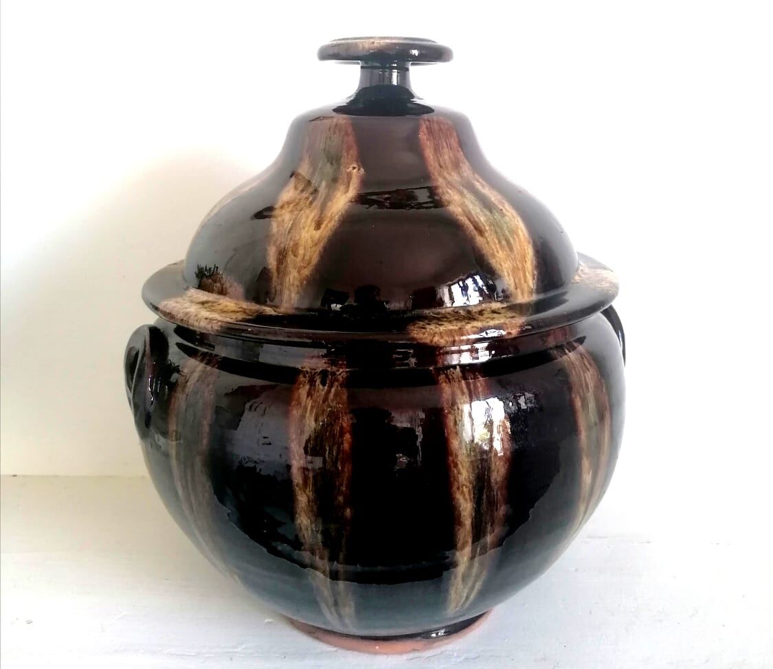 XXL vintage ceramic soup bowl
