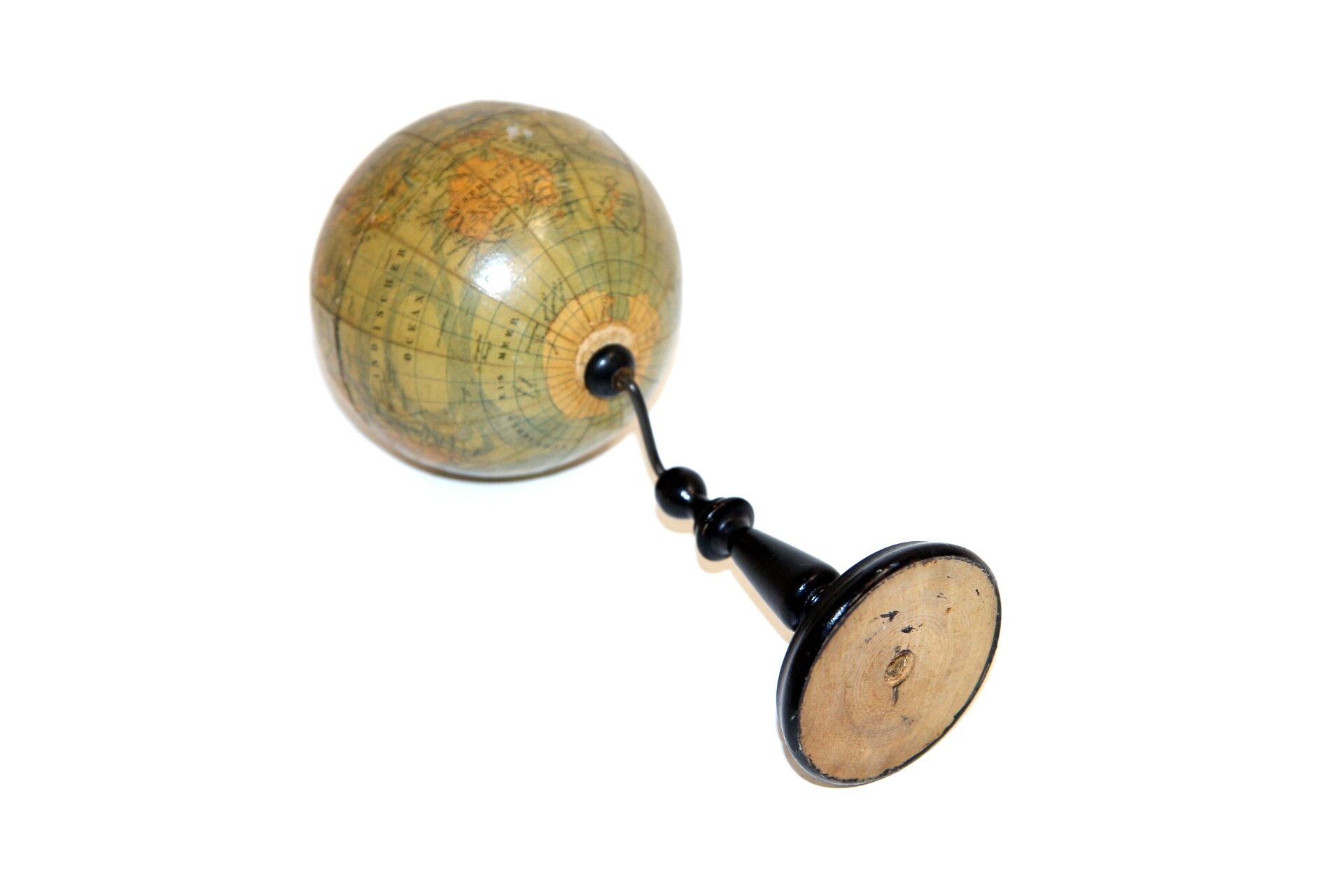 Wooden globe, Sweden, 1940