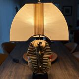 Pharaoh lamp 7 brass marble at Maison Jansen & Deknudt lighting