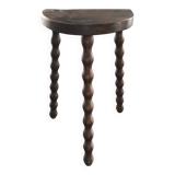 Half-moon tripod stool