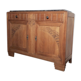 Buffet art déco dessus marbre