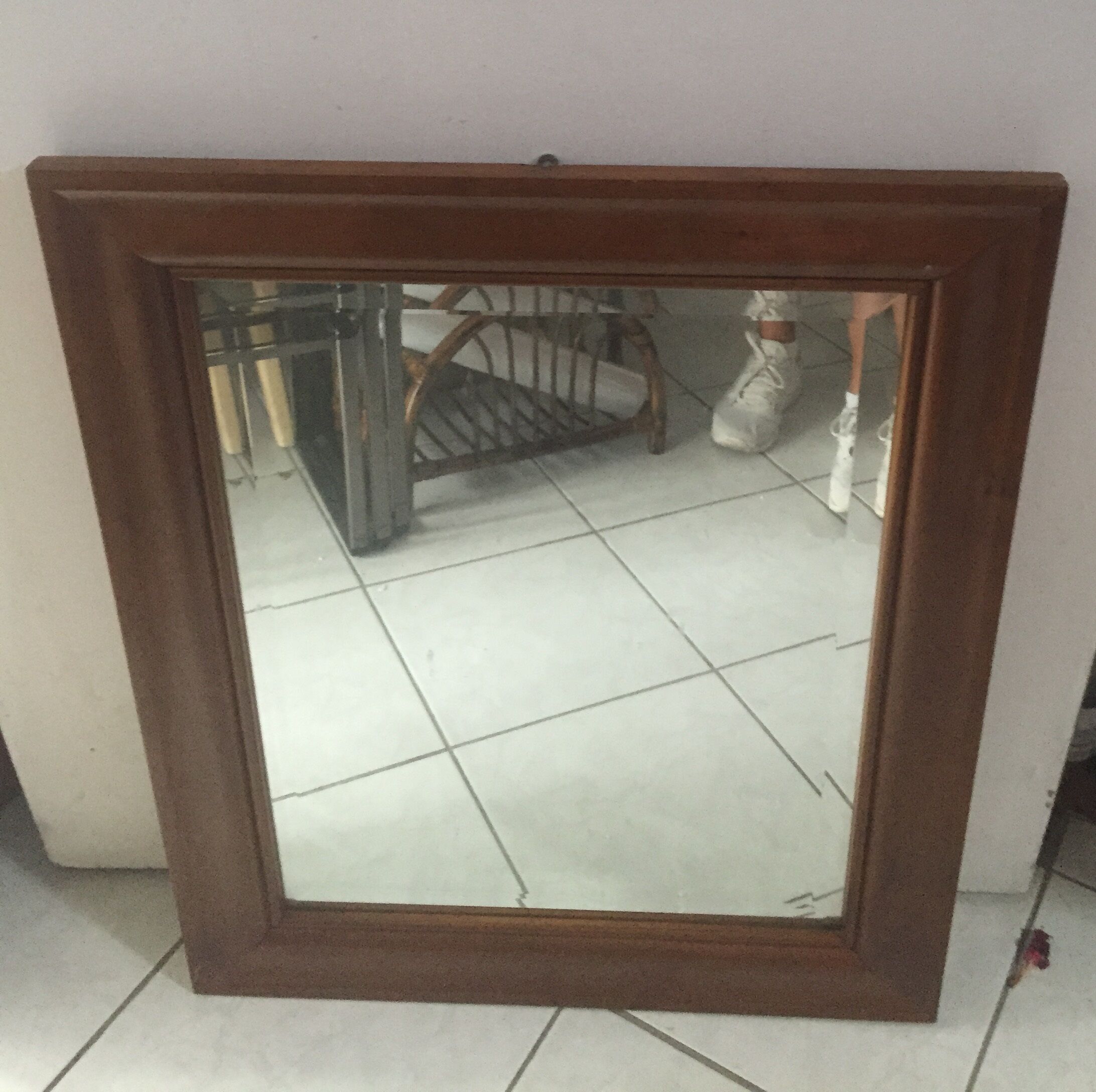Miroir en bois