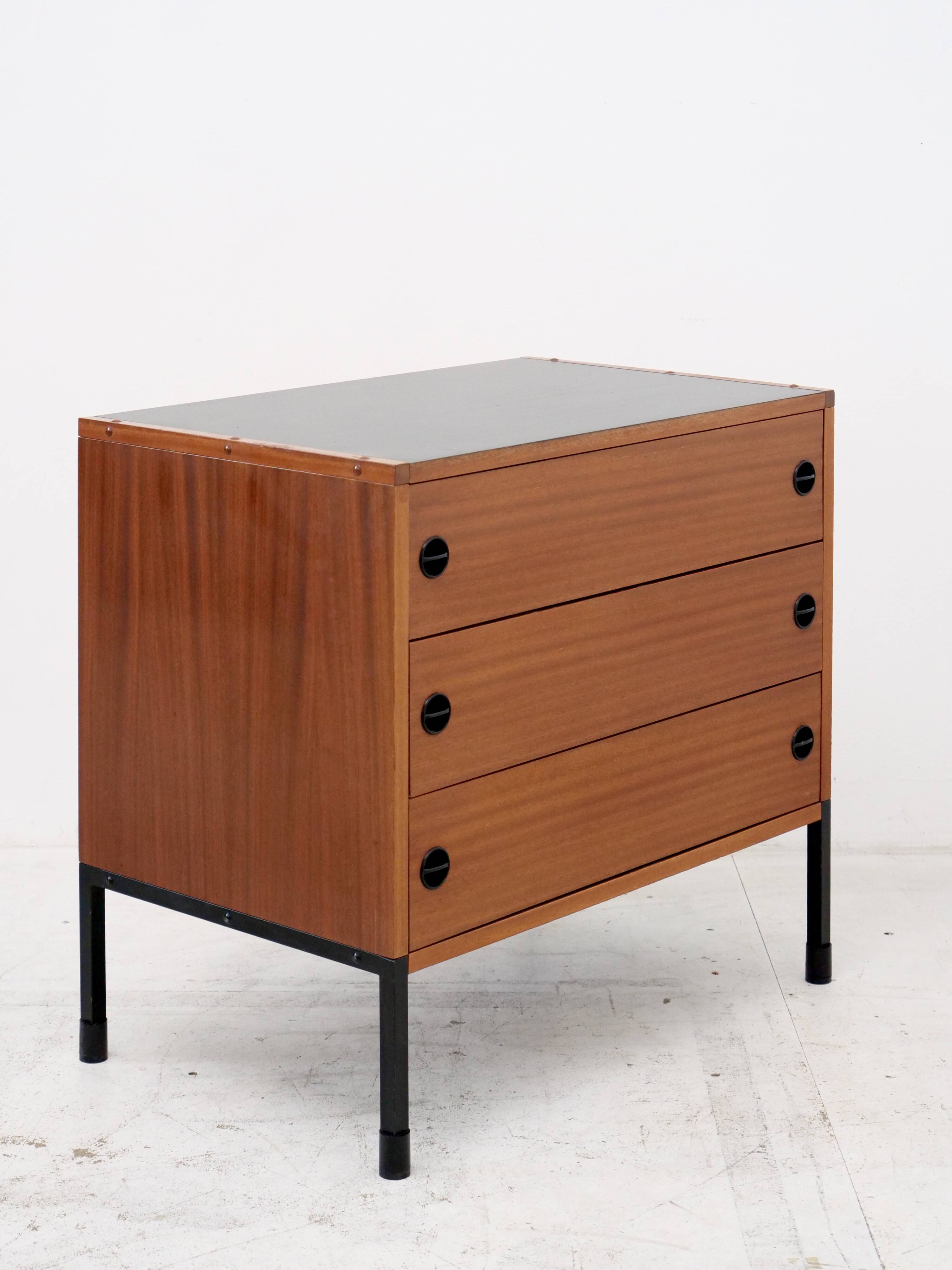Commode à triroirs mid century design Français ARP Minvielle