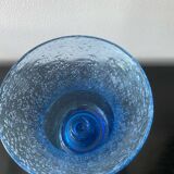 Lavender Blue Glass Tealight Holder