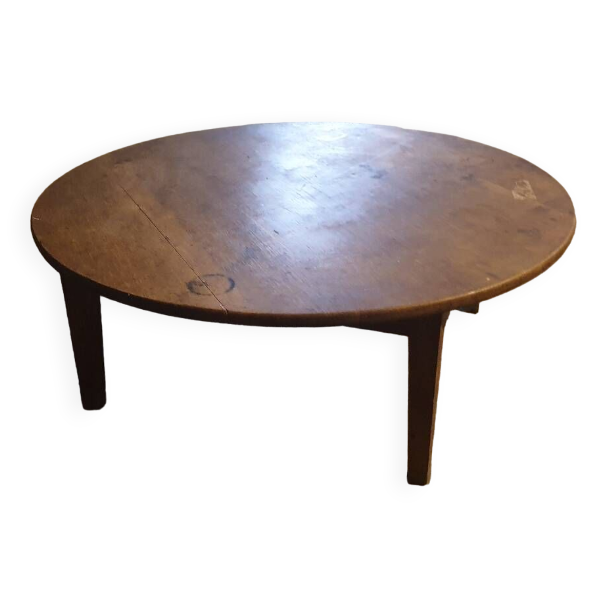 Solid oak coffee table