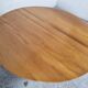 Table à manger en orme de Luigi Gorgoni années 80