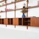 Teak modular shelving by Kjell Riise, Norway, 1960s