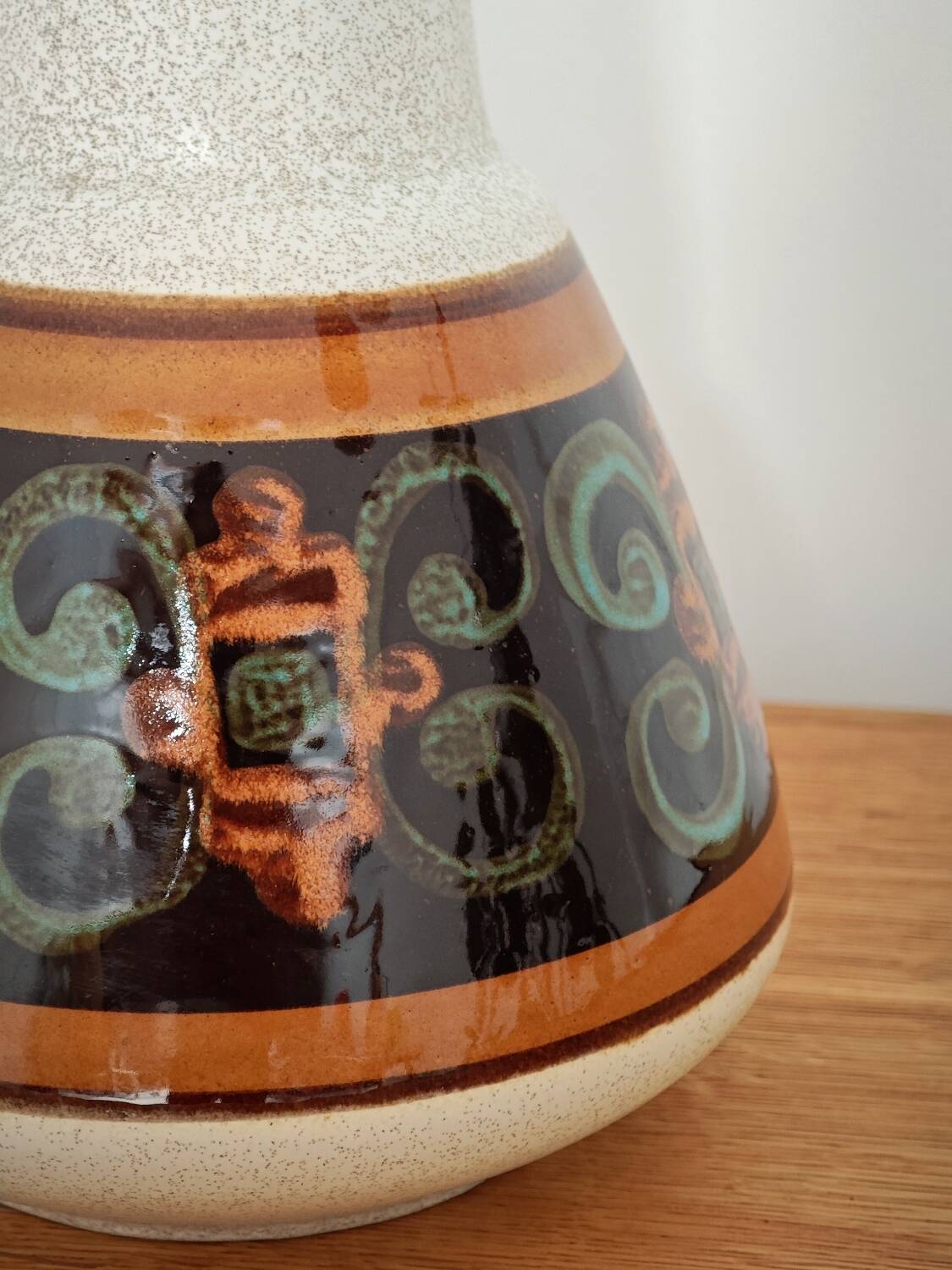 West Germany vase 310 - 22 Dumler and Breiden ochre green