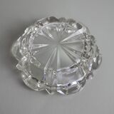 Crystal ashtray in the shape of a flower