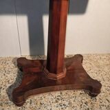 Work table desk 19th century inlaid walnut maple rosewood