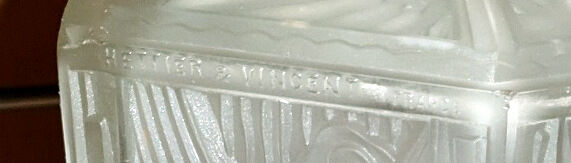 Hanging art deco Hettier and Vincent 1925