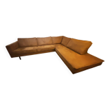 Right Corner Sofa - Soft Brown Leather