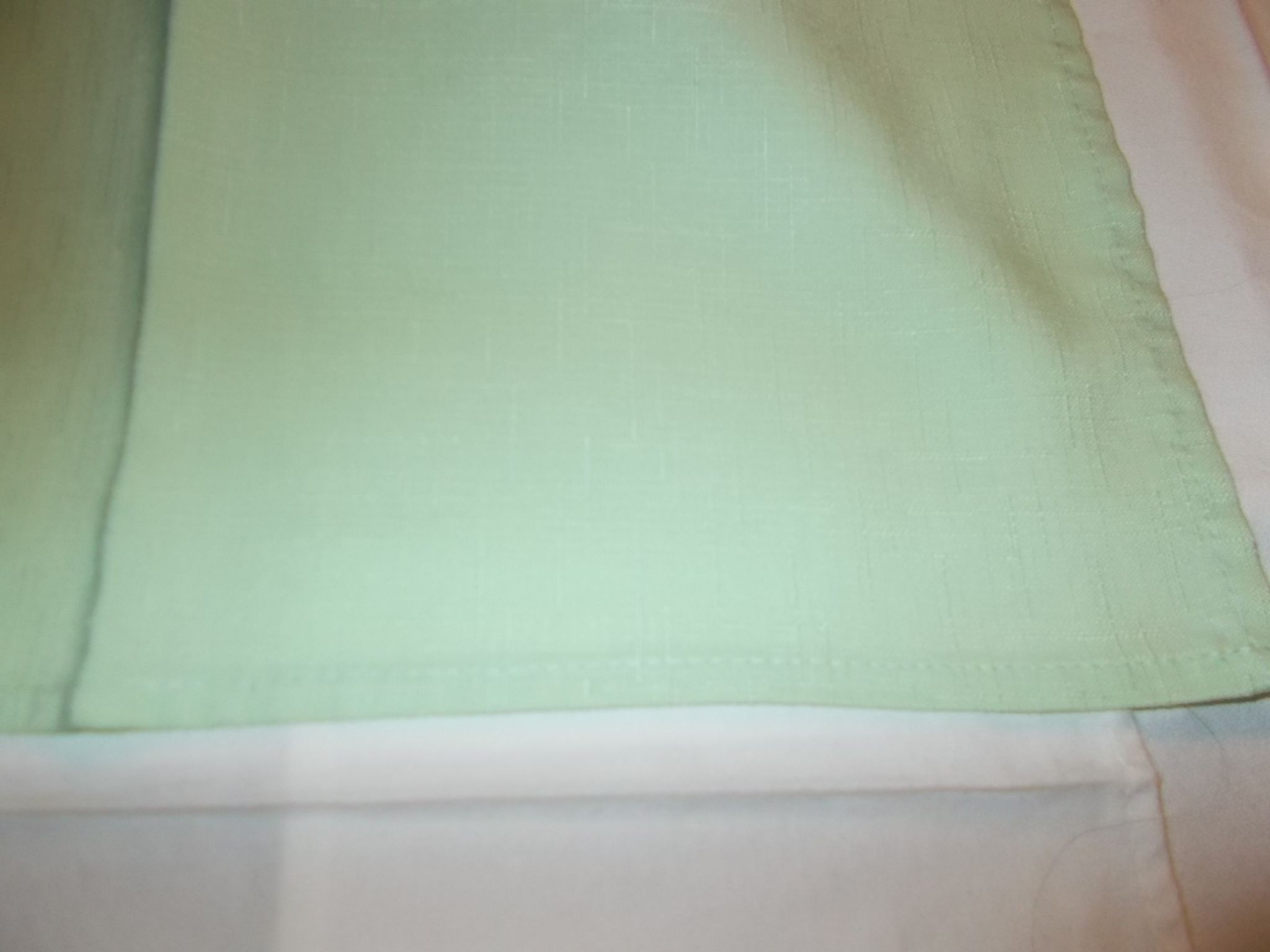 Lot de 12 serviettes de table verte