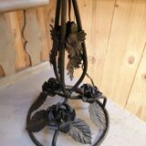 Table lamp in wrought iron