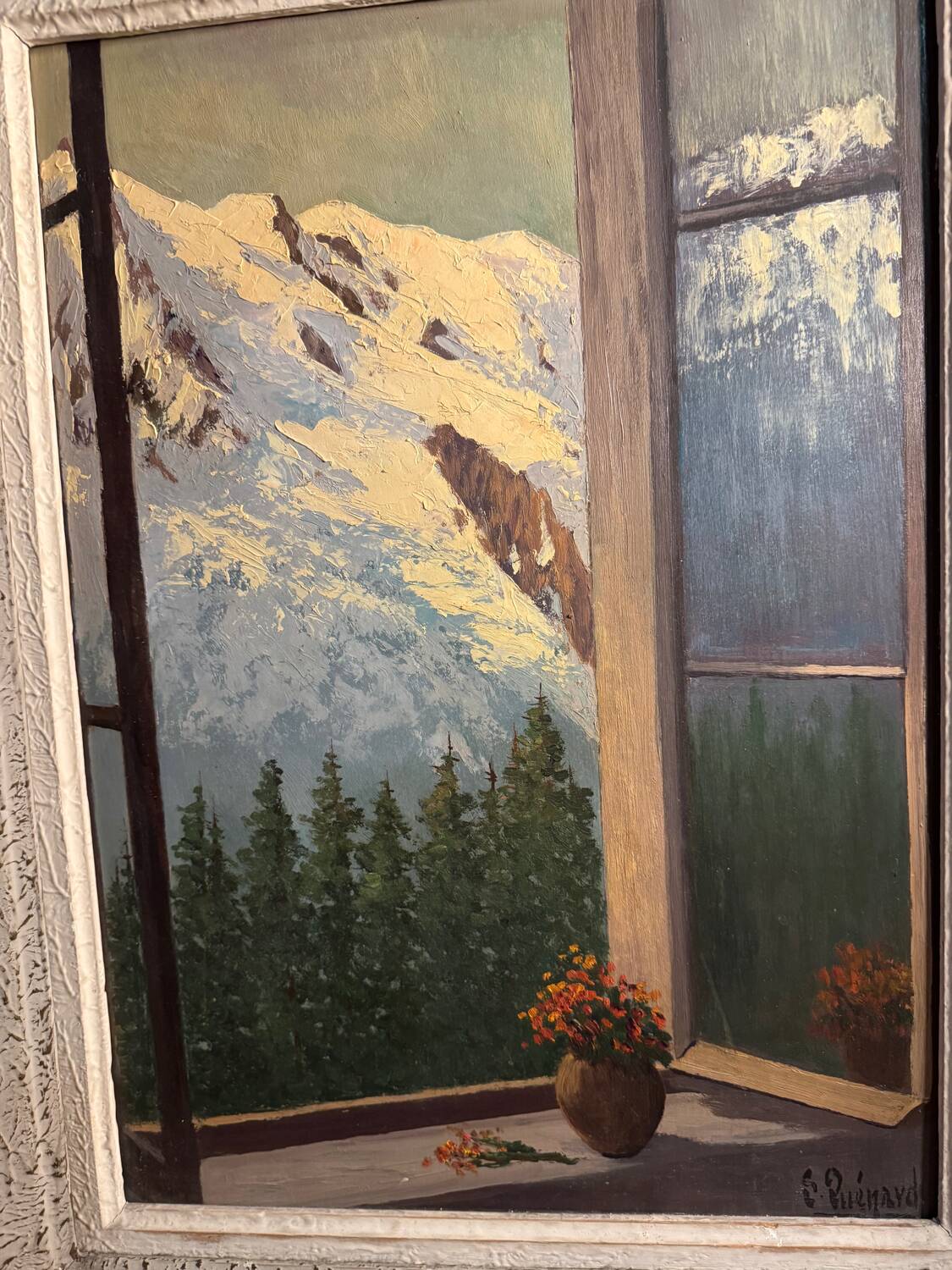 Mountain painting by Lucien Quenard