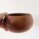 Large dish or wooden catchall from the 1960s.