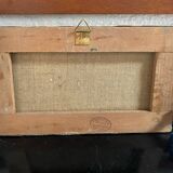 Oil on canvas on old frame