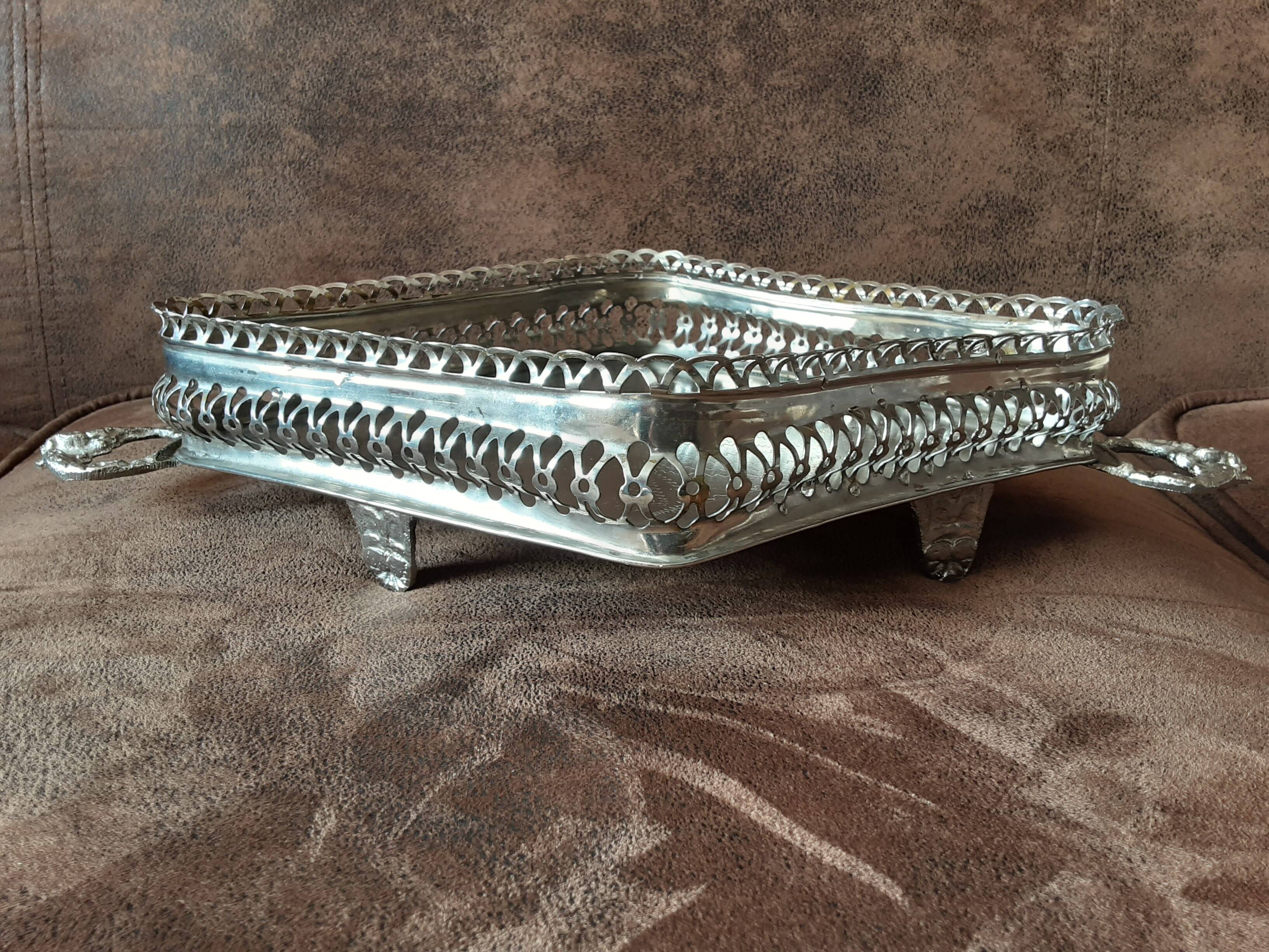 Vintage metal tray
