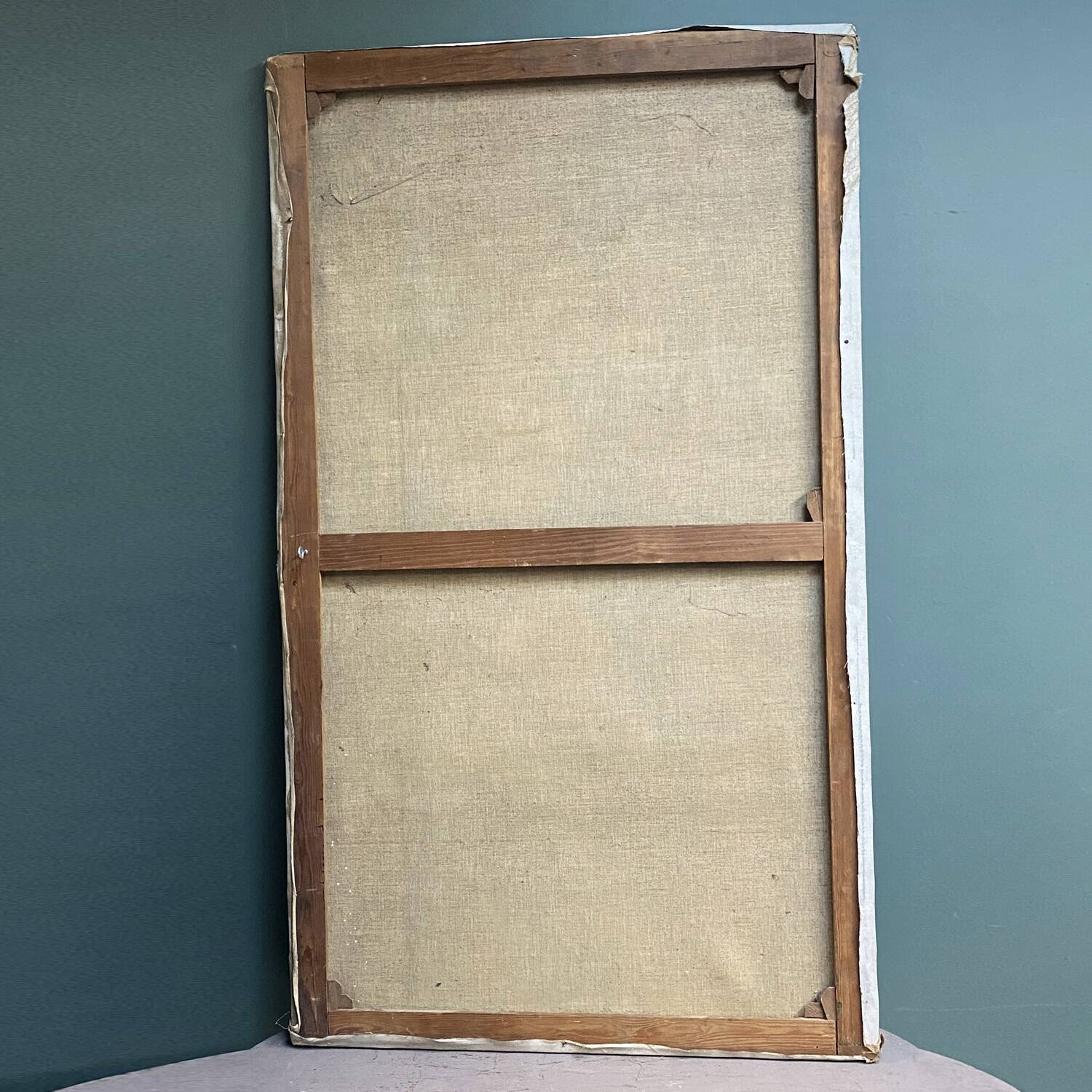 Large painting "forbidden fruits" signed