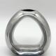 Biomorphic vase in cast aluminium, 1970s