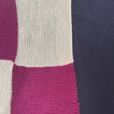 Plaid patchwork en laine