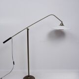 Floor lamp with enamel shade, 1950s