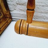 Wall coat rack with 4 hooks