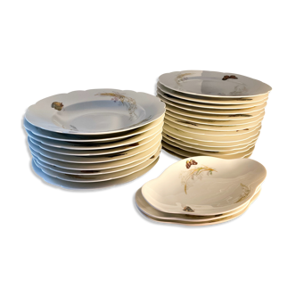 Service porcelaine luxe hc haviland et cie limoges