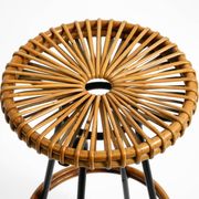 1960s bamboo bar stool by dirk van sliedregt for rohé noordwolde netherland