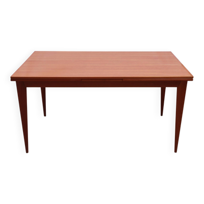 Table à manger danoise des années 1960 en teck, format XL