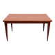 Table à manger danoise des années 1960 en teck, format XL