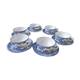 Set of 6 tea cups or coffee in Porcelain from Japan