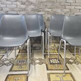 Lot of 10 Helmut Starke chairs from the 1970s