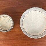 Set of 2 WGP ceramic bowls from West Germany, mid-century style, 1960s.