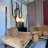 Pair of Saporiti armchairs