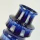 scheurich ceramic FLOORVASE drip glaze different shades of blue 60s/70s