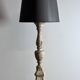 Lampe en bois patiné Shabby chic