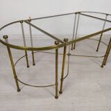 Tables basse laiton doré