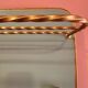 Large vintage entrance wardrobe, wall-mounted coat rack with mirror and p