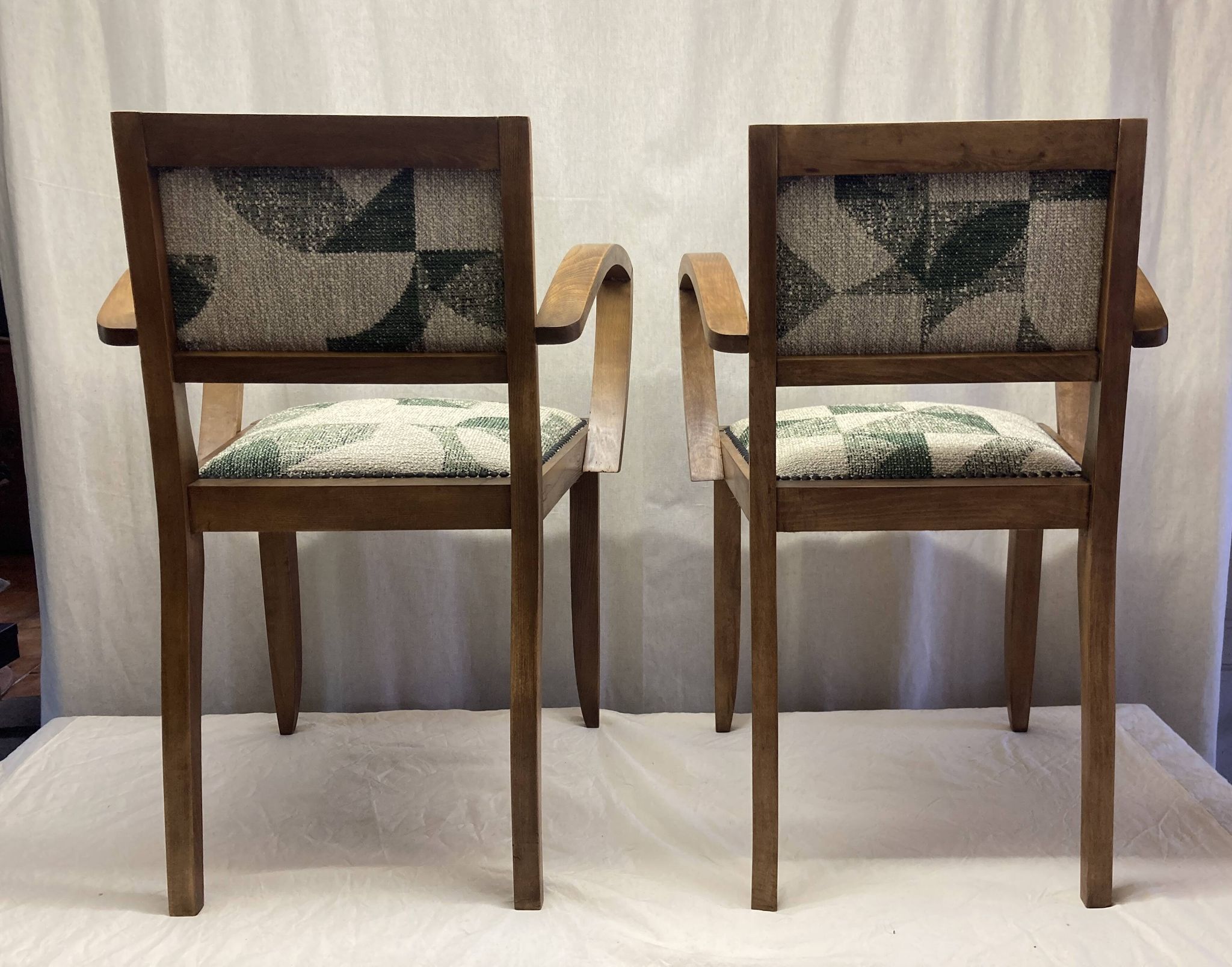Bridge armchair pair