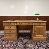 Classic English Teak Wood Desk