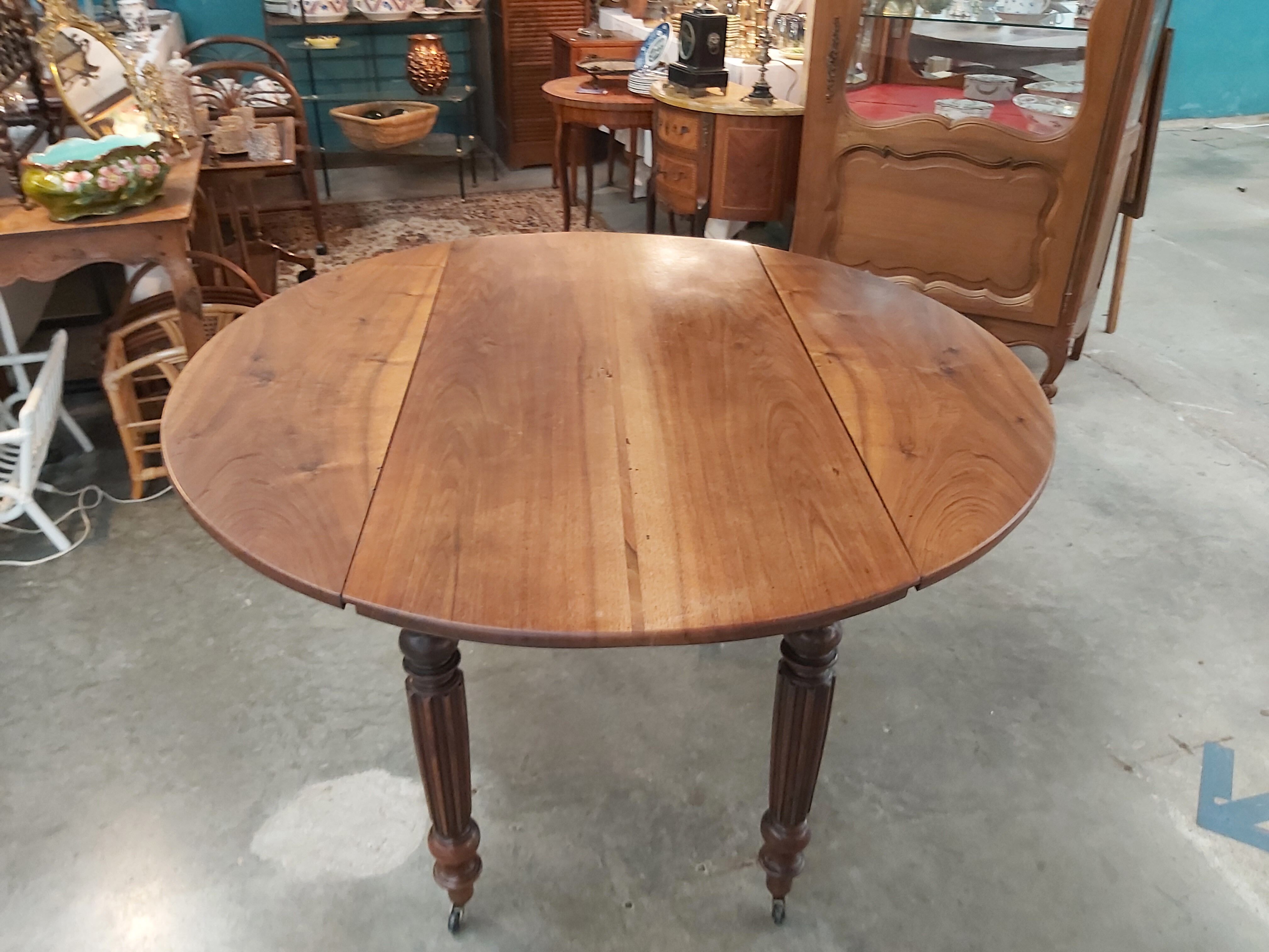 Louis Philippe walnut table