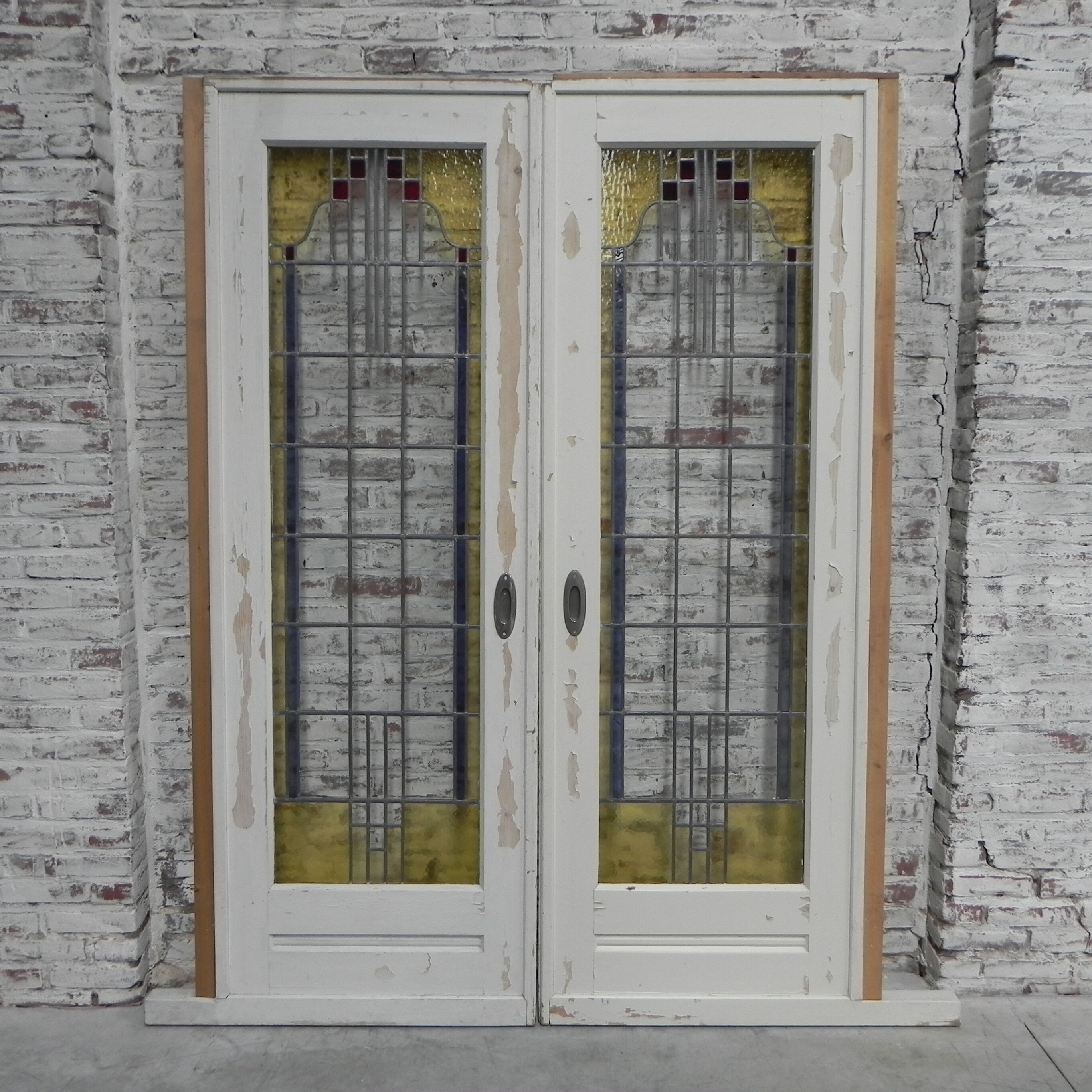 2 portes coulissantes de style art déco